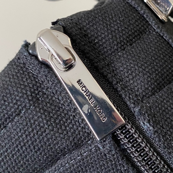 MICHAEL Michael Kors women’s black textured canvas lace up combat boots (READ) - Picture 10 of 12